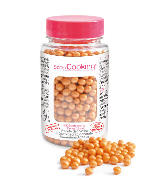 Gold sugar sprinkles 55g Gold sugar sprinkles 55g