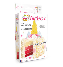 Gâteau arc en ciel licorne FRA9084