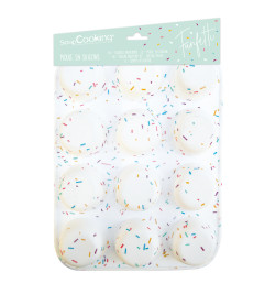 Silicone mould - 12 muffins - Funfetti