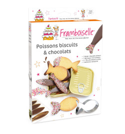 Kit poissons en biscuit et chocolat réf.FRA9755